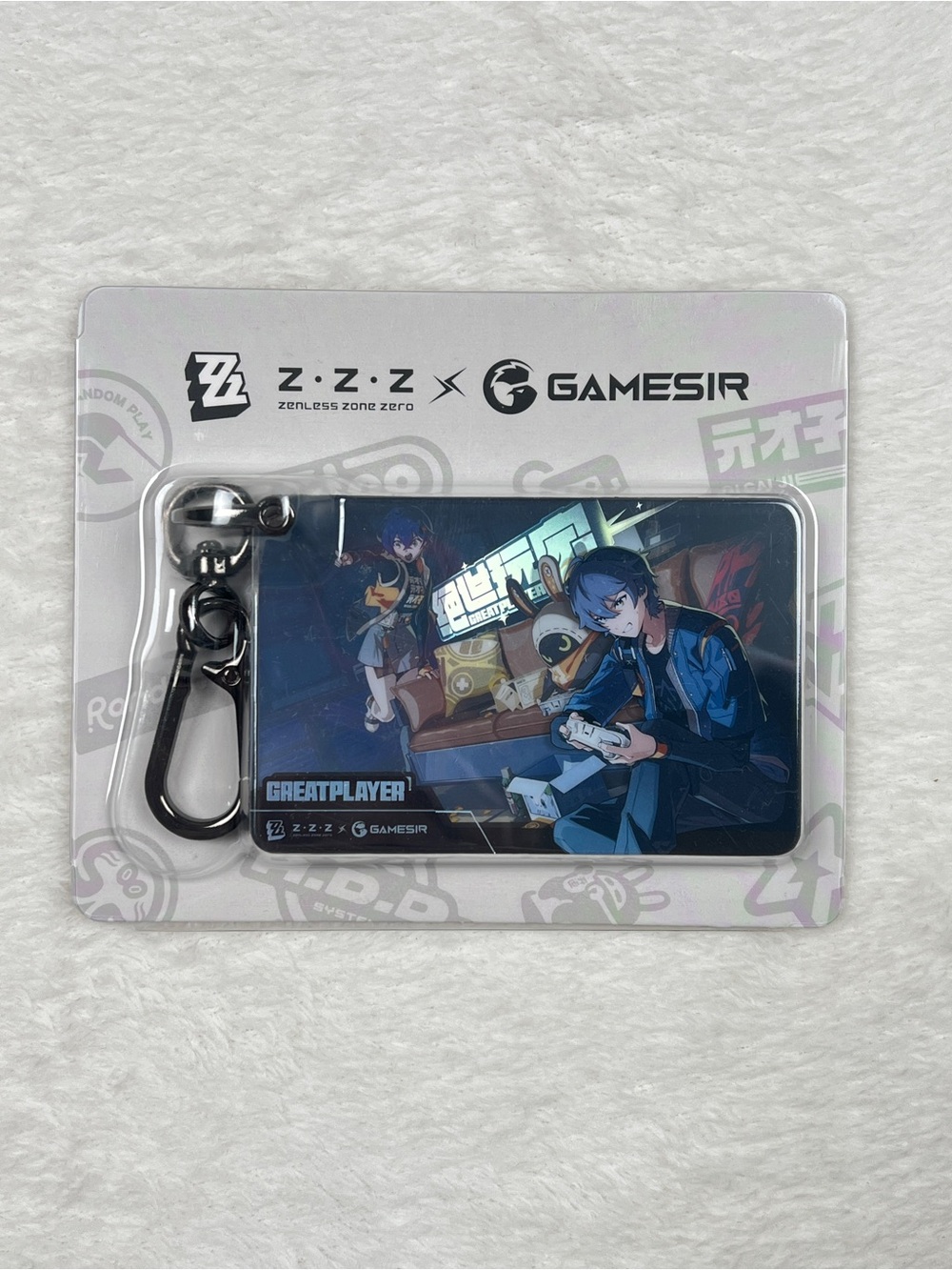 Zenless Zone Zero x GameSir Great Player Double-Sided Acrylic Keychain NEW